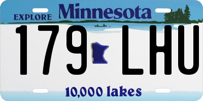 MN license plate 179LHU