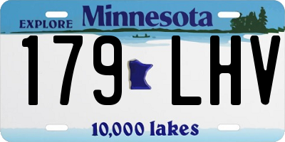 MN license plate 179LHV