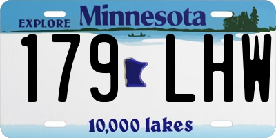 MN license plate 179LHW
