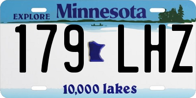 MN license plate 179LHZ