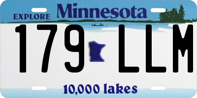 MN license plate 179LLM