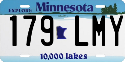 MN license plate 179LMY