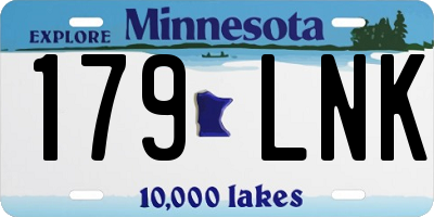 MN license plate 179LNK
