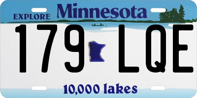 MN license plate 179LQE