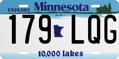 MN license plate 179LQG