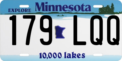 MN license plate 179LQQ