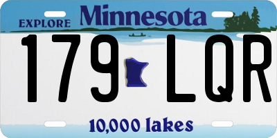 MN license plate 179LQR