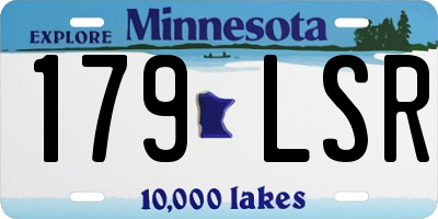 MN license plate 179LSR