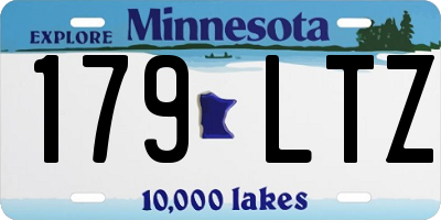 MN license plate 179LTZ