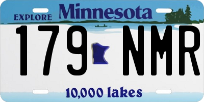MN license plate 179NMR