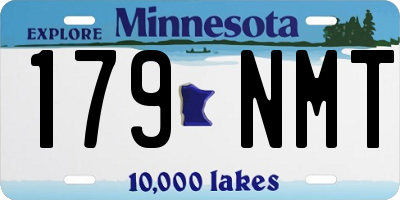 MN license plate 179NMT