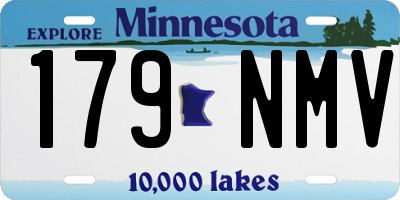 MN license plate 179NMV