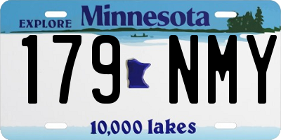 MN license plate 179NMY