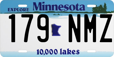 MN license plate 179NMZ