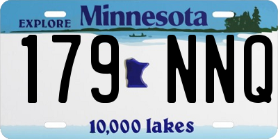 MN license plate 179NNQ