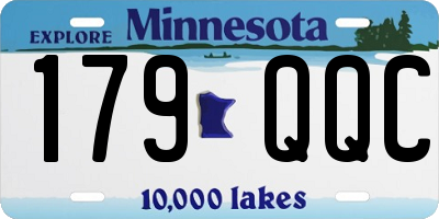 MN license plate 179QQC