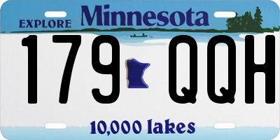 MN license plate 179QQH