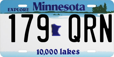 MN license plate 179QRN