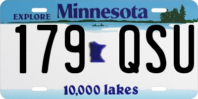 MN license plate 179QSU