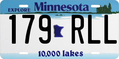 MN license plate 179RLL