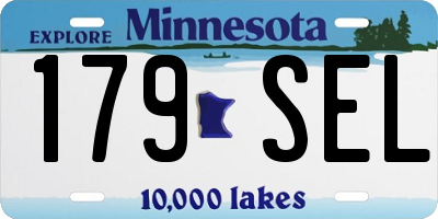 MN license plate 179SEL