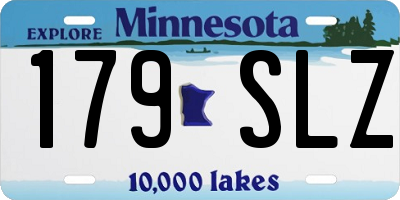 MN license plate 179SLZ