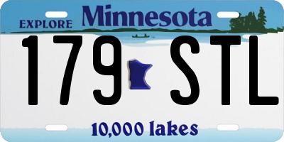 MN license plate 179STL