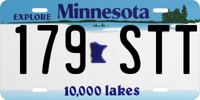 MN license plate 179STT