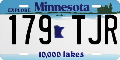 MN license plate 179TJR