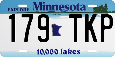 MN license plate 179TKP