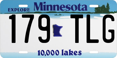 MN license plate 179TLG