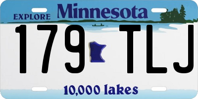 MN license plate 179TLJ