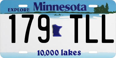 MN license plate 179TLL