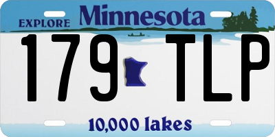 MN license plate 179TLP