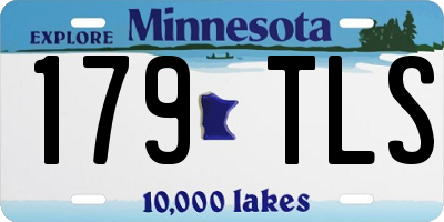 MN license plate 179TLS