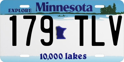 MN license plate 179TLV