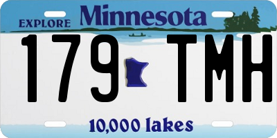 MN license plate 179TMH