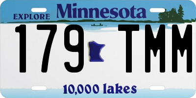 MN license plate 179TMM
