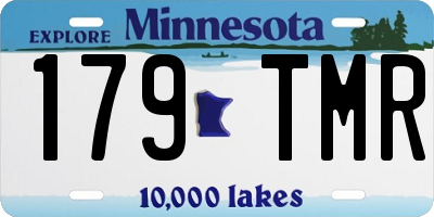 MN license plate 179TMR
