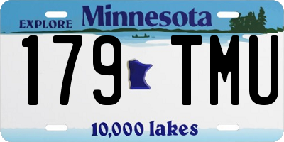 MN license plate 179TMU