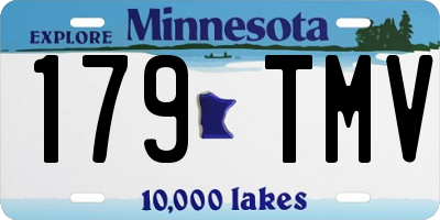 MN license plate 179TMV