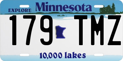 MN license plate 179TMZ