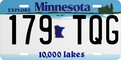 MN license plate 179TQG