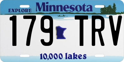 MN license plate 179TRV