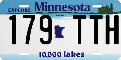 MN license plate 179TTH