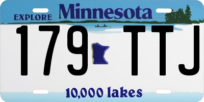 MN license plate 179TTJ