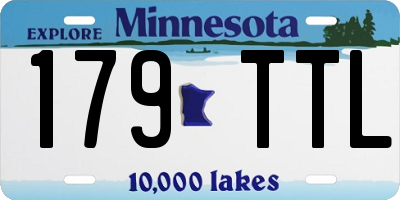 MN license plate 179TTL
