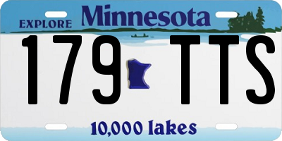 MN license plate 179TTS