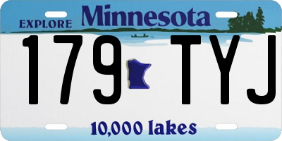 MN license plate 179TYJ