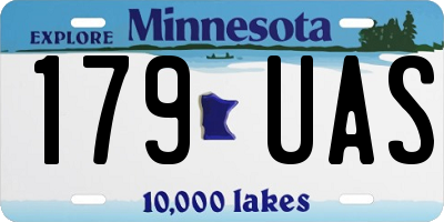 MN license plate 179UAS